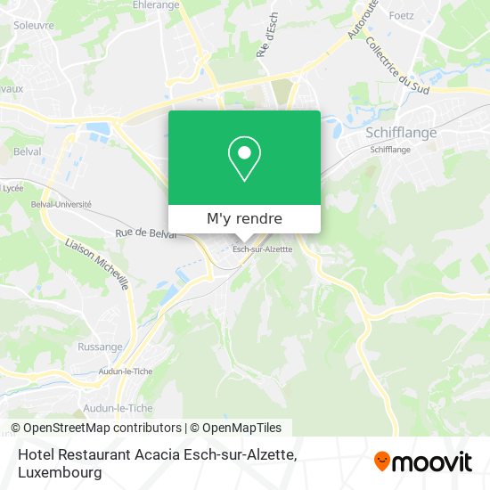 Hotel Restaurant Acacia Esch-sur-Alzette plan