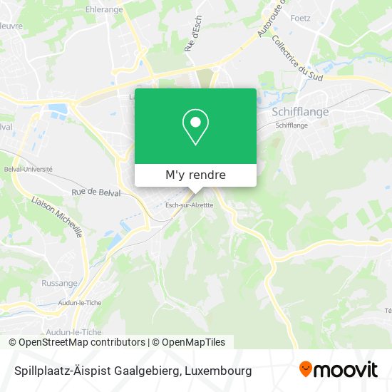 Spillplaatz-Äispist Gaalgebierg plan