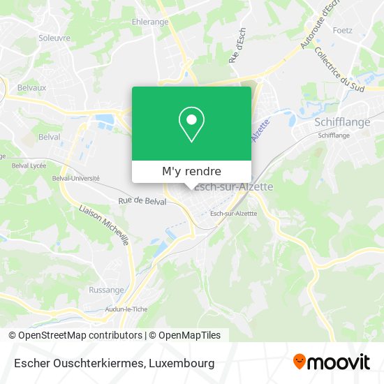 Escher Ouschterkiermes plan