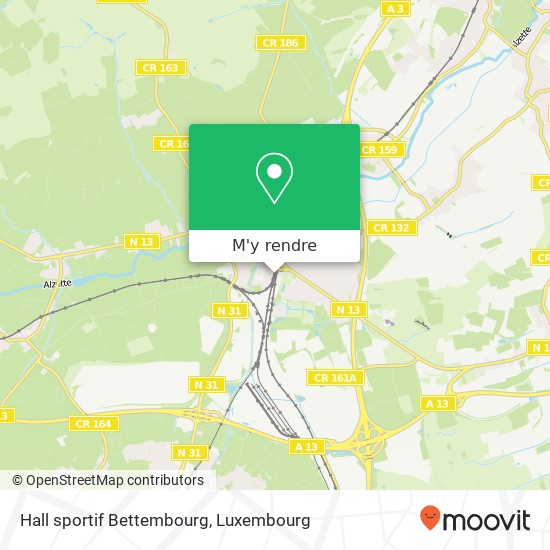 Hall sportif Bettembourg plan