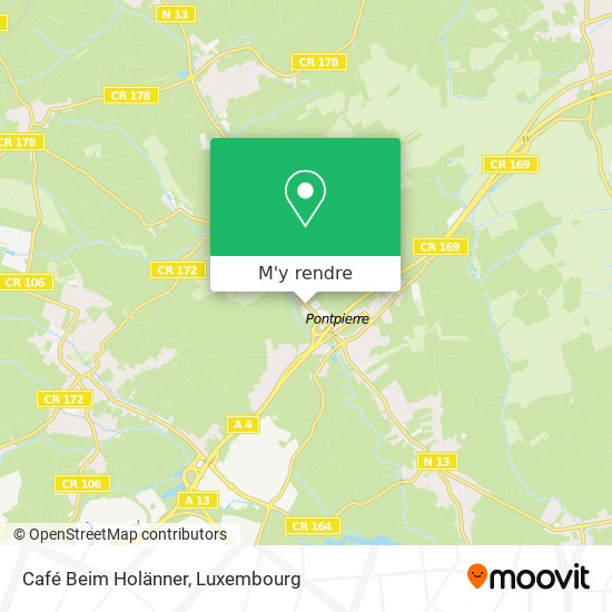 Café Beim Holänner plan