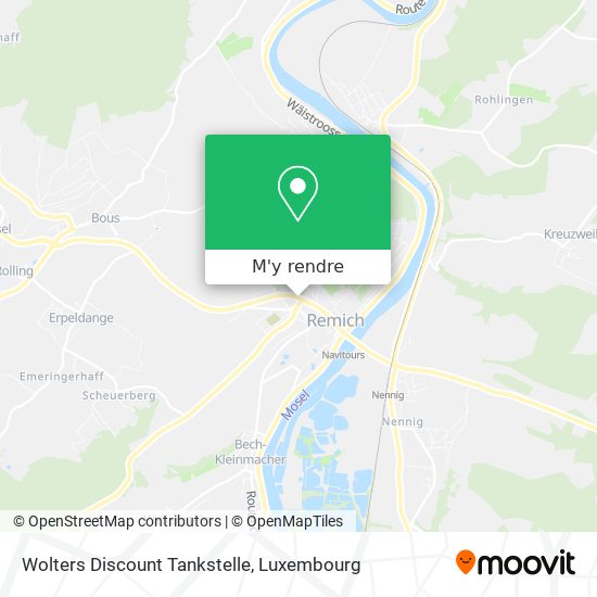 Wolters Discount Tankstelle plan