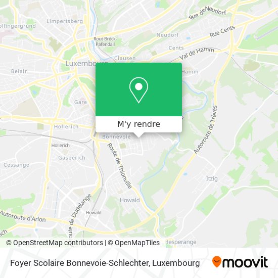 Foyer Scolaire Bonnevoie-Schlechter plan