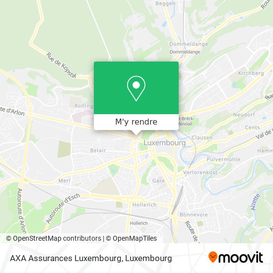 AXA Assurances Luxembourg plan