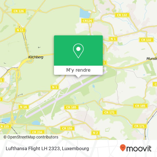 Lufthansa Flight LH 2323 plan