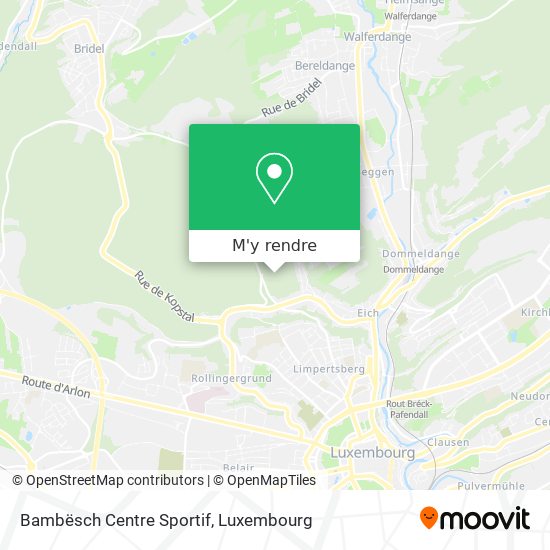 Bambësch Centre Sportif plan