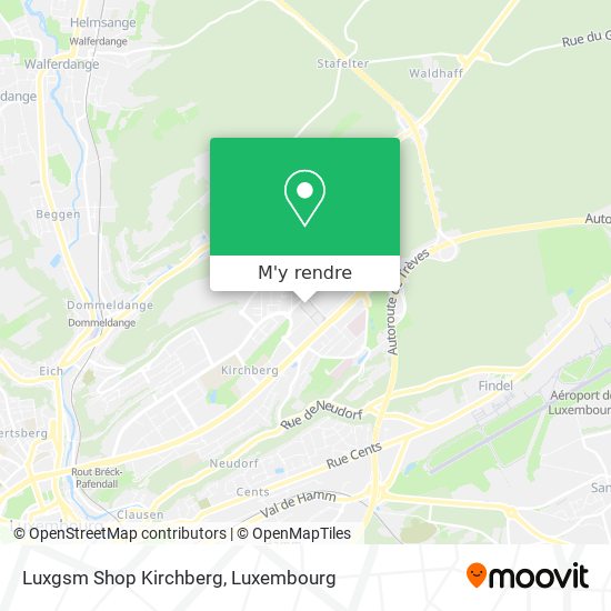 Luxgsm Shop Kirchberg plan