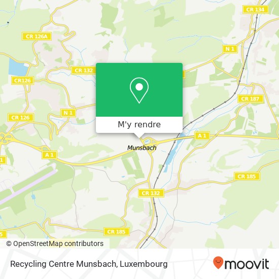 Recycling Centre Munsbach plan