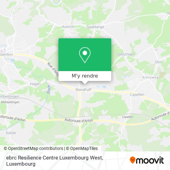 ebrc Resilience Centre Luxembourg West plan