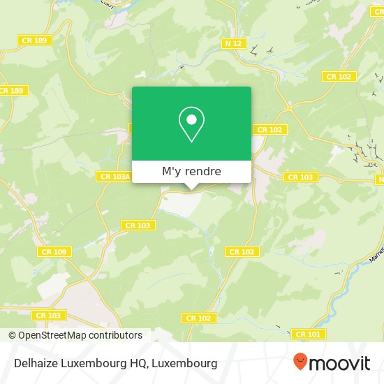 Delhaize Luxembourg HQ plan