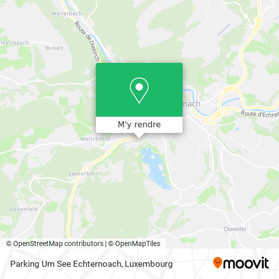 Parking Um See Echternoach plan