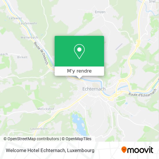 Welcome Hotel Echternach plan