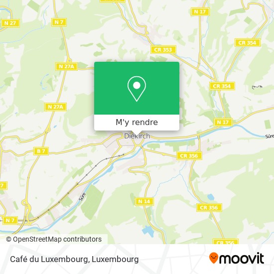 Café du Luxembourg plan