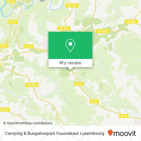 Camping & Bungalowpark Fuussekaul plan