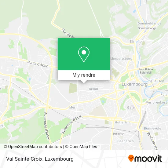 Val Sainte-Croix plan