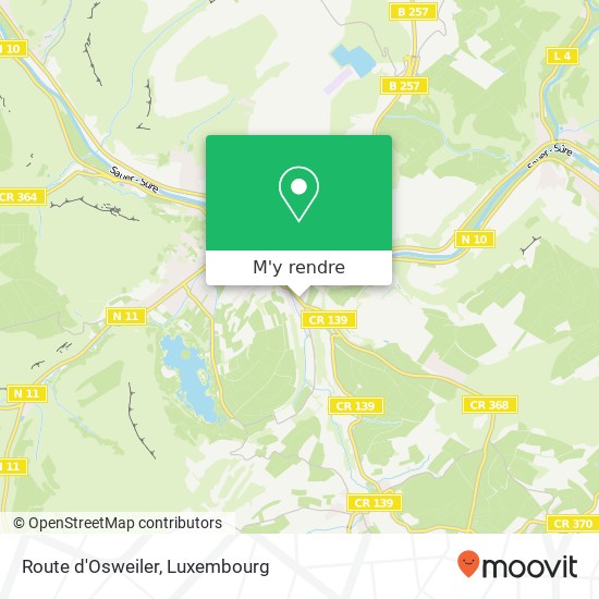 Route d'Osweiler plan