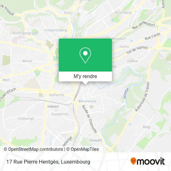 17 Rue Pierre Hentgès plan