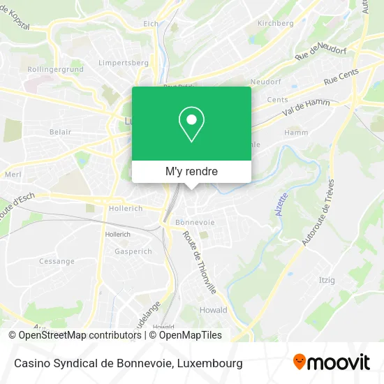 Casino Syndical de Bonnevoie plan