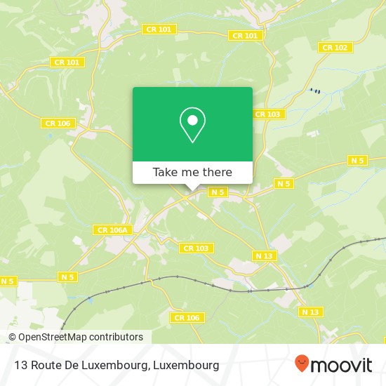 13 Route De Luxembourg plan