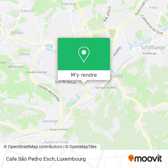 Cafe São Pedro Esch plan