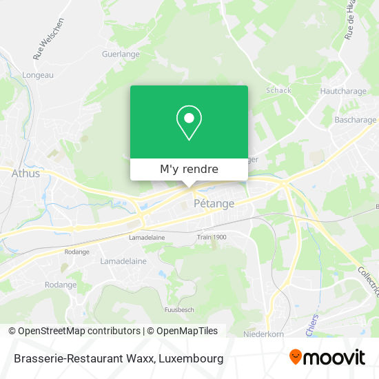 Brasserie-Restaurant Waxx plan