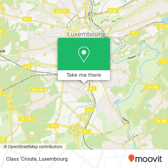 Class 'Croute, 97, Mühlenweg 2155 Luxemburg plan