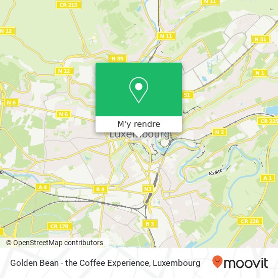Golden Bean - the Coffee Experience, 23, Rue Chimay 1333 Luxembourg plan