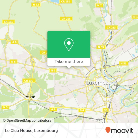 Le Club House, Boulevard Napoléon 1er 2210 Luxembourg plan
