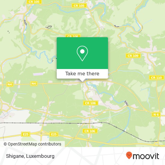 Shigane, 17, Route d'Arlon 8410 Steinfort plan