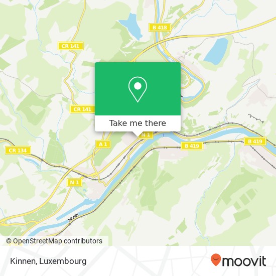 Kinnen, 32, Route de Luxembourg 6633 Mertert plan