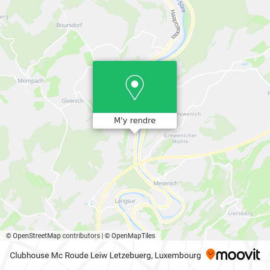 Clubhouse Mc Roude Leiw Letzebuerg plan