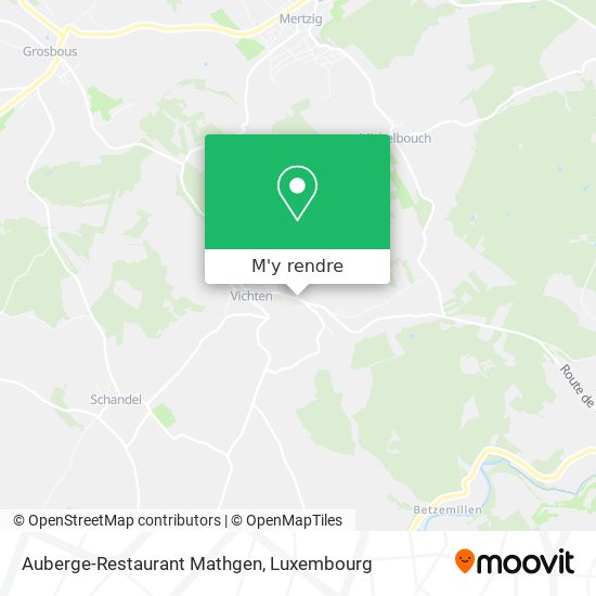 Auberge-Restaurant Mathgen plan