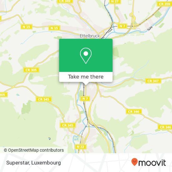 Superstar, 89, Route de Luxembourg 9125 Schieren plan