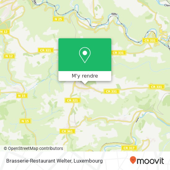 Brasserie-Restaurant Welter, 16, Um Aale Wee 9644 Goesdorf plan