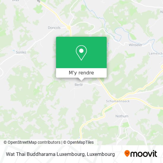 Wat Thai Buddharama Luxembourg plan