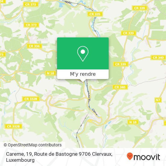 Careme, 19, Route de Bastogne 9706 Clervaux plan
