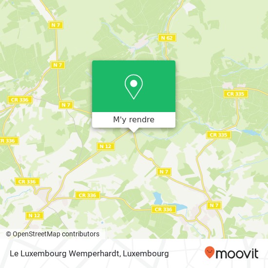 Le Luxembourg Wemperhardt, 16, E421 9999 Weiswampach plan