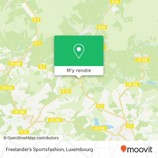 Freelander's Sportsfashion, Op der Haart 9999 Weiswampach Luxembourg plan