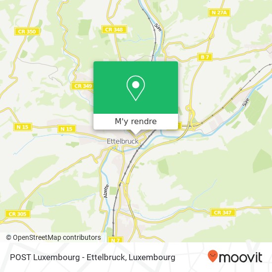 POST Luxembourg - Ettelbruck plan