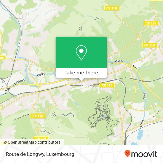 Route de Longwy plan