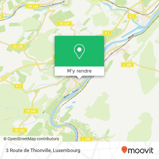 3 Route de Thionville plan