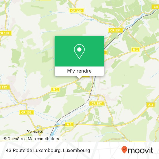43 Route de Luxembourg plan
