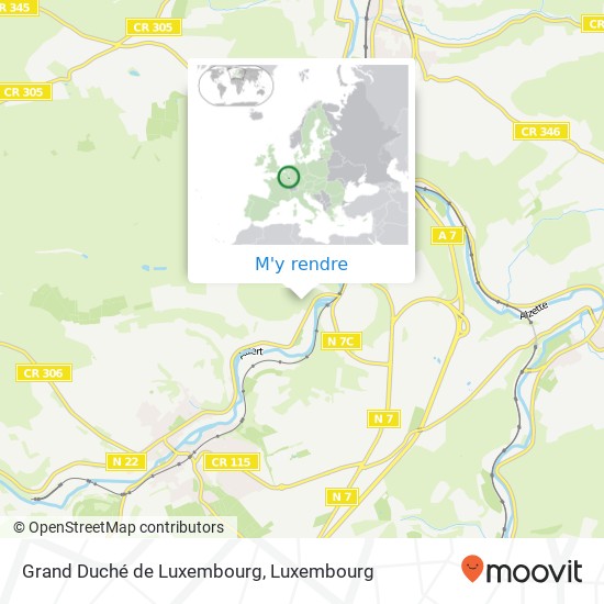 Grand Duché de Luxembourg plan