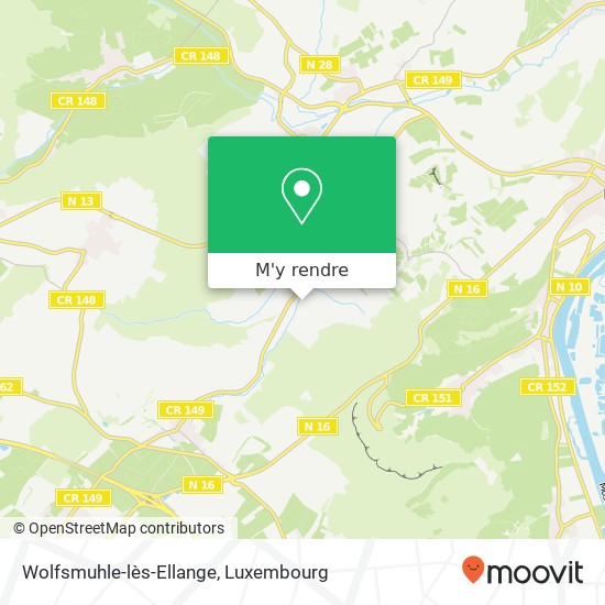 Wolfsmuhle-lès-Ellange plan