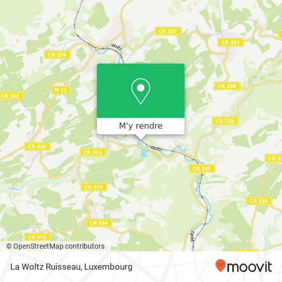 La Woltz Ruisseau plan