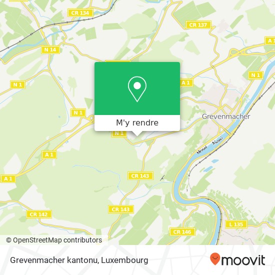 Grevenmacher kantonu plan