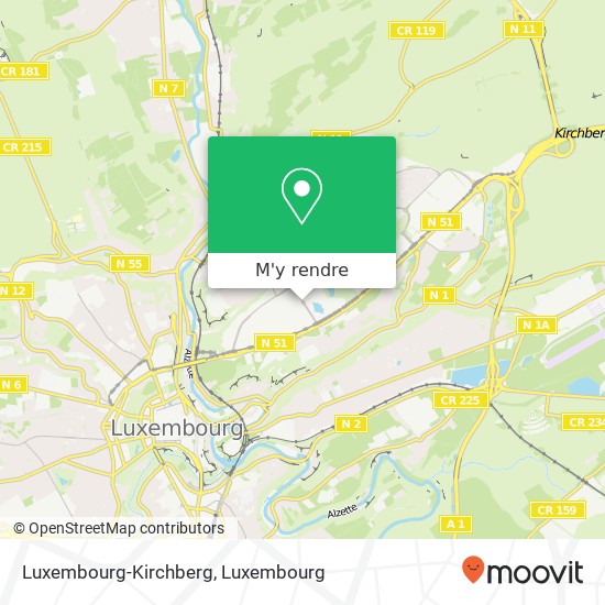 Luxembourg-Kirchberg plan