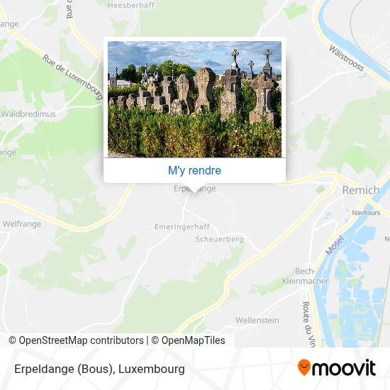 Erpeldange (Bous) plan