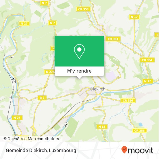 Gemeinde Diekirch plan