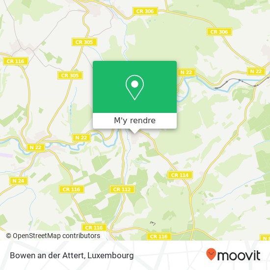 Bowen an der Attert plan